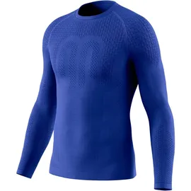 Bauerfeind Sports langarm Kompressionsshirt Herren Blau 60