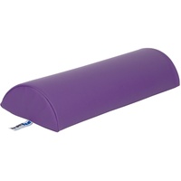 Halbrolle Lagerungsrolle Lagerungskissen mit Kunstlederbezug 50x18x9 cm, Violett