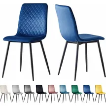 mcc direct Esszimmerstuhl Lexi Polyester Blau 2er Set