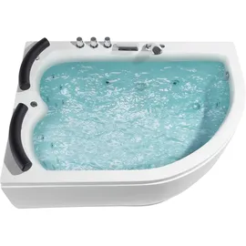 Beliani Paradiso Whirlwanne 158 x 113 cm (LED)