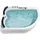 Beliani Paradiso Whirlwanne 158 x 113 cm (LED)