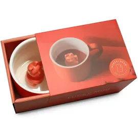 donkey products Kaffeetasse 0,15 l Rot