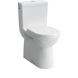 Tiefspül-WC Kombination PRO 700x360x460 Ausführung erhöht VARIO-Abgang weißSpülkasten und WC-Sitz extra zu bestellen