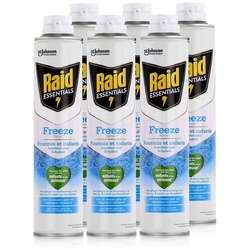 Raid Insektenfalle Raid Essentials Freeze Spray 350ml - Lässt Insekten erstarren (6er Pac