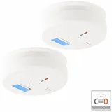 VisorTech Digitaler Kohlenmonoxid-Melder Weiß 2