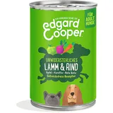 Edgard & Cooper Edgard&Cooper Adult 400 Gramm Hundenassfutter 6 x 400 Gramm Lamm und Rind