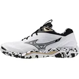 Mizuno Wave Stealth 6 Herren Black Oyster/White/MP Gold 44,5