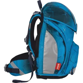Scout Schulranzen Safety Light Alpha Set 4-teilig Polar Blue