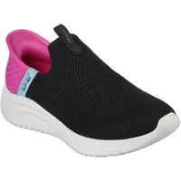 SKECHERS Mädchen Ultra Flex 3.0 Fresh Time Schwarz Pink