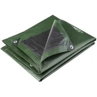 WERKA PRO Multifunktionstuch schwarz und grün 240 g/m2 2 x 3 m