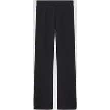 s.Oliver Gerippte Leggings mit Flared Leg - schwarz - 134/140