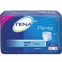 TENA Pants plus M 80-110 cm Einweghosen, 14 St