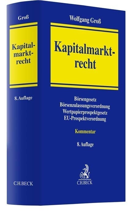 Kapitalmarktrecht - Wolfgang Groß  Leinen