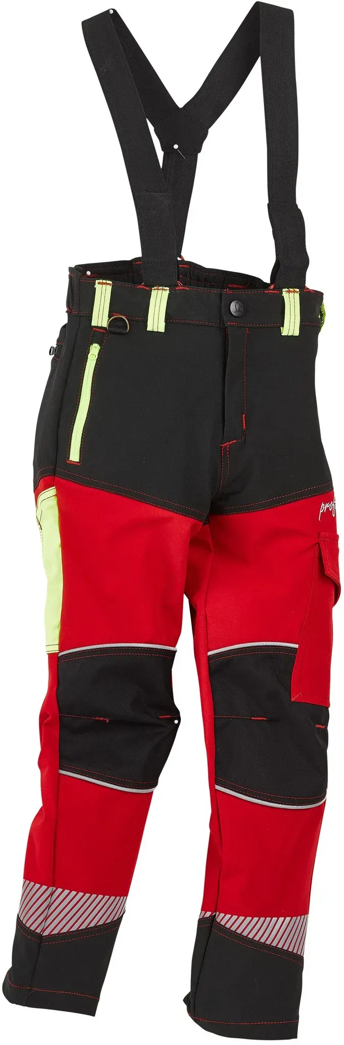 Profiforest Kinderbundhose Best Worker, rot-schwarz, 110/116