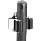 Prax Gerätehalter Aluminium 35 mm schwarz/silber