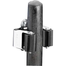 Prax Gerätehalter Aluminium 35 mm schwarz/silber