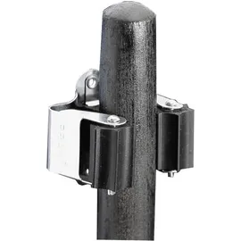 Prax Gerätehalter Aluminium 35 mm schwarz/silber