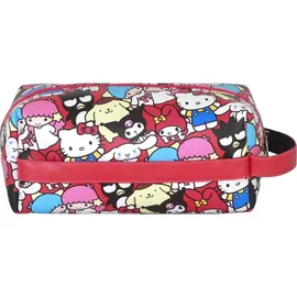 Karactermania Sanrio Hello Kitty Friends-Plus Brick Reise-Kosmetiktasche, Mehrfarbig, 27 x 13 cm