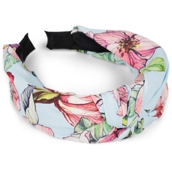 styleBREAKER Haarband, 1-tlg., Haarreif mit Blumen Muster blau