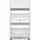 MID.YOU Schuhkipper 58 x 111 x 25 cm 1 Schublade weiß