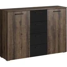 INOSIGN Kombikommode »Beta Breite 132 cm, zeitlose Schubladenkommode, Anrichte«, Sideboard, viel Stauraum, 2-türig 4 Schubladen, 132x38x93cm