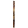 Bambus Didgeridoo, beflammt und bemalt, ungestimmt, 120cm