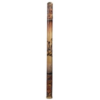 Terré Bambus Didgeridoo, beflammt und bemalt, ungestimmt, 120cm