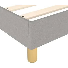 vidaXL Boxspringbettgestell 100 x 200 cm Hellgrau