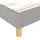 vidaXL Boxspringbettgestell 100 x 200 cm Hellgrau