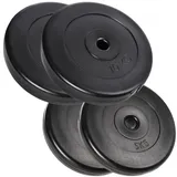 A2Z SPORT® 30kg Hantelscheiben 30mm Set: 2x5kg + 2x10kg - Hantelscheiben Set - 5 kg Hantelscheibe + 10 kg Hantelscheibe Bumper Plates Set für Langhanteln and Kurzhanteln