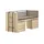 58 aufm Kessel Halbhochbett Keelia 90 x 200 cm Eiche braun
