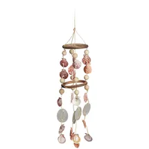 Relaxdays Windspiel 75 cm Beige