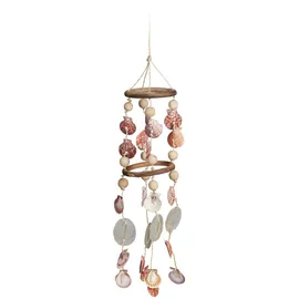Relaxdays Windspiel 75 cm Beige