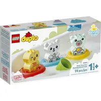LEGO® LEGO® Duplo® 10965 Badewannenspaß: Schwimmender Tierzug Konstruktionsspielsteine, (14 St)