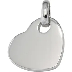 Herz-Anhänger JOBO "Anhänger Herz", silber (silber 925), Schmuckanhänger, Damen, Silber 925 (Sterlingsilber), 925 Silber