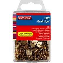 Herlitz Reißnagel messingfarben 200 Stück