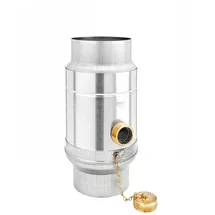 Grömo Regenwassersammler Ø 100 mm silber