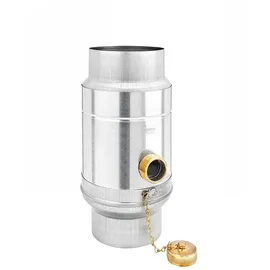 Grömo Regenwassersammler Ø 100 mm silber