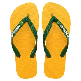 havaianas Brasil Logo Gelb 39