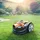 LAWNMASTER OcuMow® Mähroboter kabellos 80 Rasenmäher Roboter mit 2Ah Akku Kompaktmodell Einsteiger-Modell ohne Begrenzungskabel