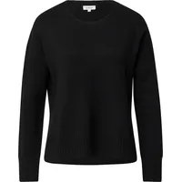 s.Oliver Strickpullover mit Seitenschlitzen Schwarz 44