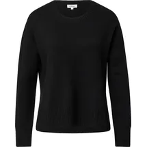 s.Oliver Strickpullover mit Seitenschlitzen Schwarz 44
