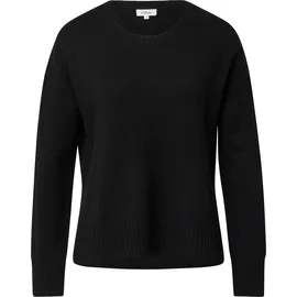 s.Oliver Strickpullover mit Seitenschlitzen Schwarz 44