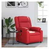 vidaXL Massagesessel Rot Kunstleder