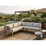 Brafab Weldon Ecklounge-Set 226x226cm Aluminium khaki