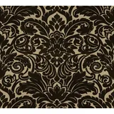 Architects Paper Vliestapete Castello, Barock, Tapete, schwarz, gold 335834, schwarz