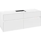 Villeroy & Boch Collaro Waschtischunterschrank 1400 x 50 cm, mit Beleuchtung, × Weiß matt