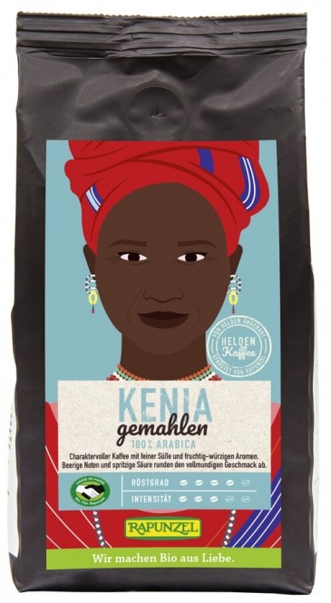 Rapunzel Heldenkaffee Kenia  gemahlen HIH bio