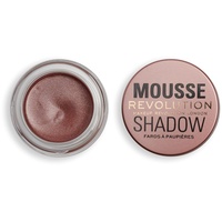 Revolution Makeup Revolution Mousse Shadow, cremige Farbe für Wangen & Augen, aufgeschlagene, leichte Formel, Creme-zu-Pulver, Amber Bronze,