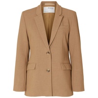 Selected Blazer - Camel / Detail Melange 40